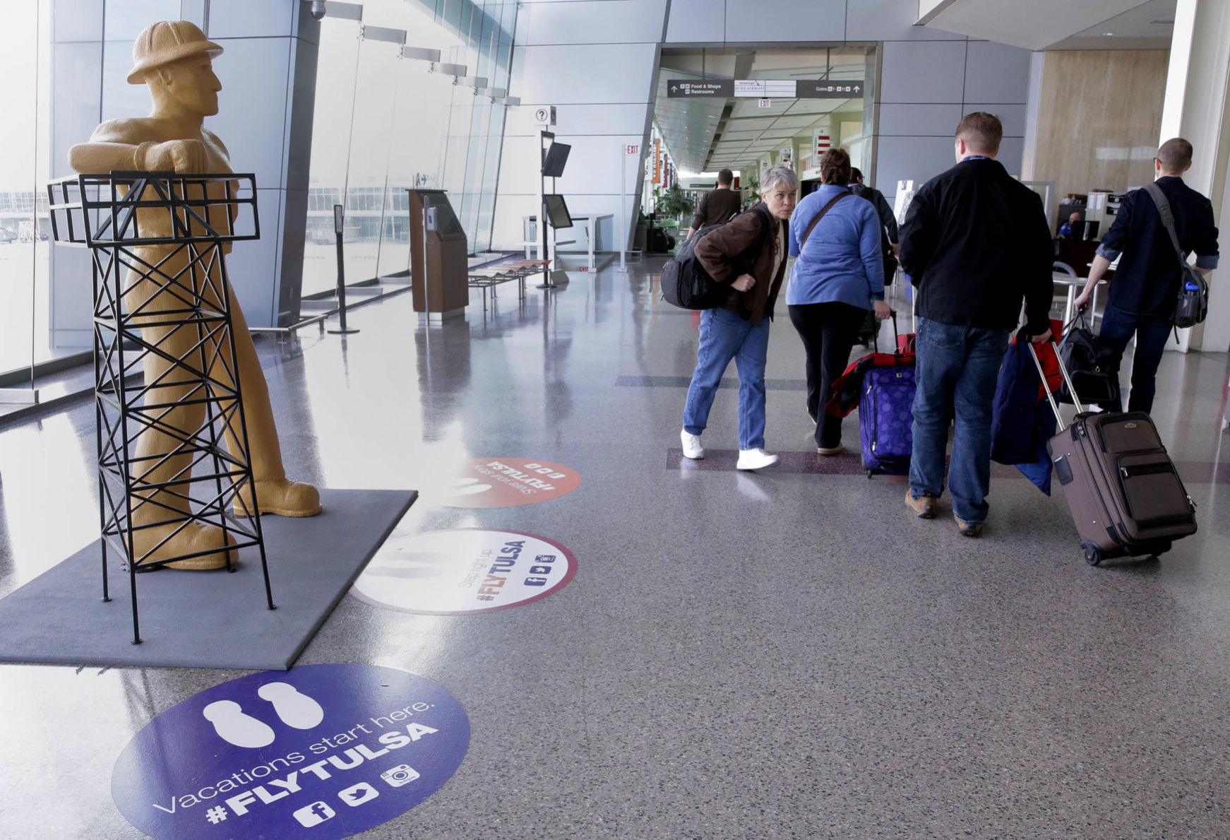 Internationaler Flughafen Tulsa im Jahr 2015